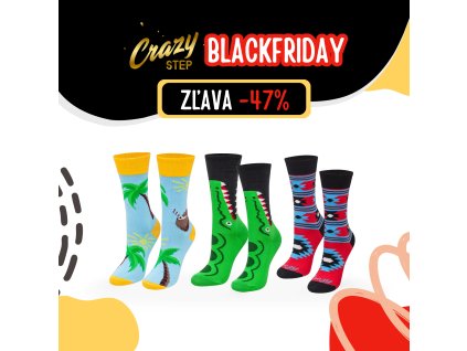 crazystep ponozky blackfriday 24