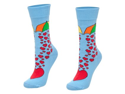 crazystep ponozky lasky dazd modre 1 (1)