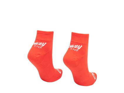 clenkove sportove ponozky cervene candy 2