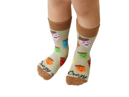 crazystep detske ponozky zalude