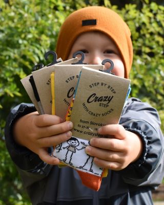 🧦 Detské CrazyStep ponožky = pohodlie, hravosť a štýl v jednom 💛 Každý detský krok môže byť ešte veselší! Naše CrazyStep...
