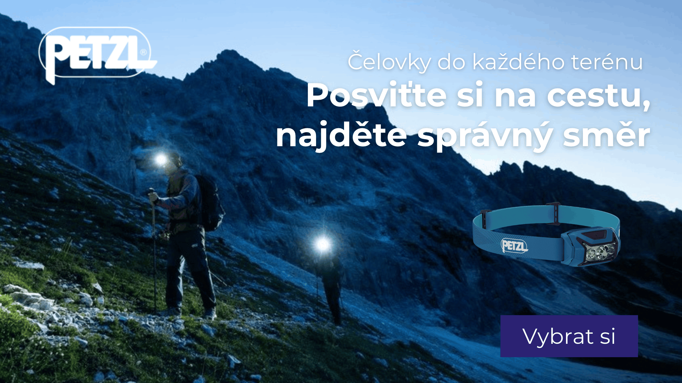 Čelovky Petzl nově v nabídce