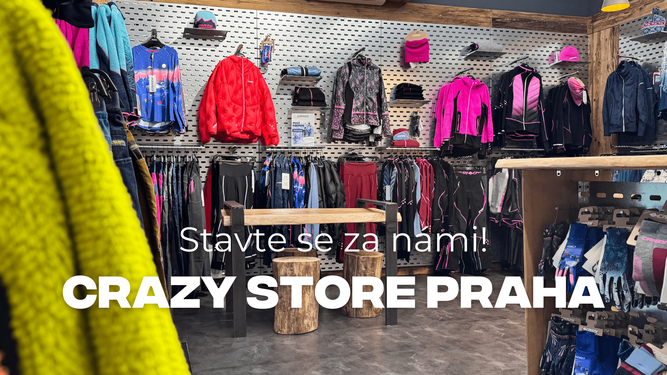 Kamenná prodejna CRAZY STORE PRAHA