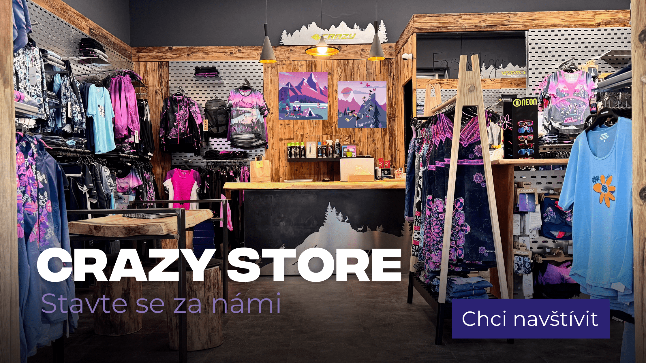 Kamenná prodejna CRAZY STORE PRAHA