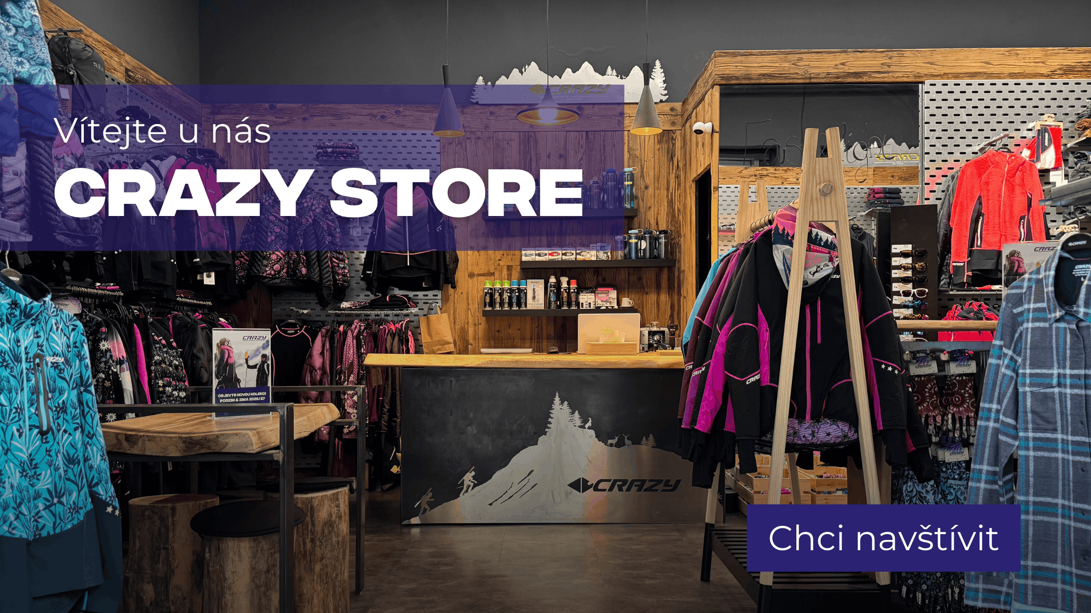 Kamenná prodejna CRAZY STORE PRAHA