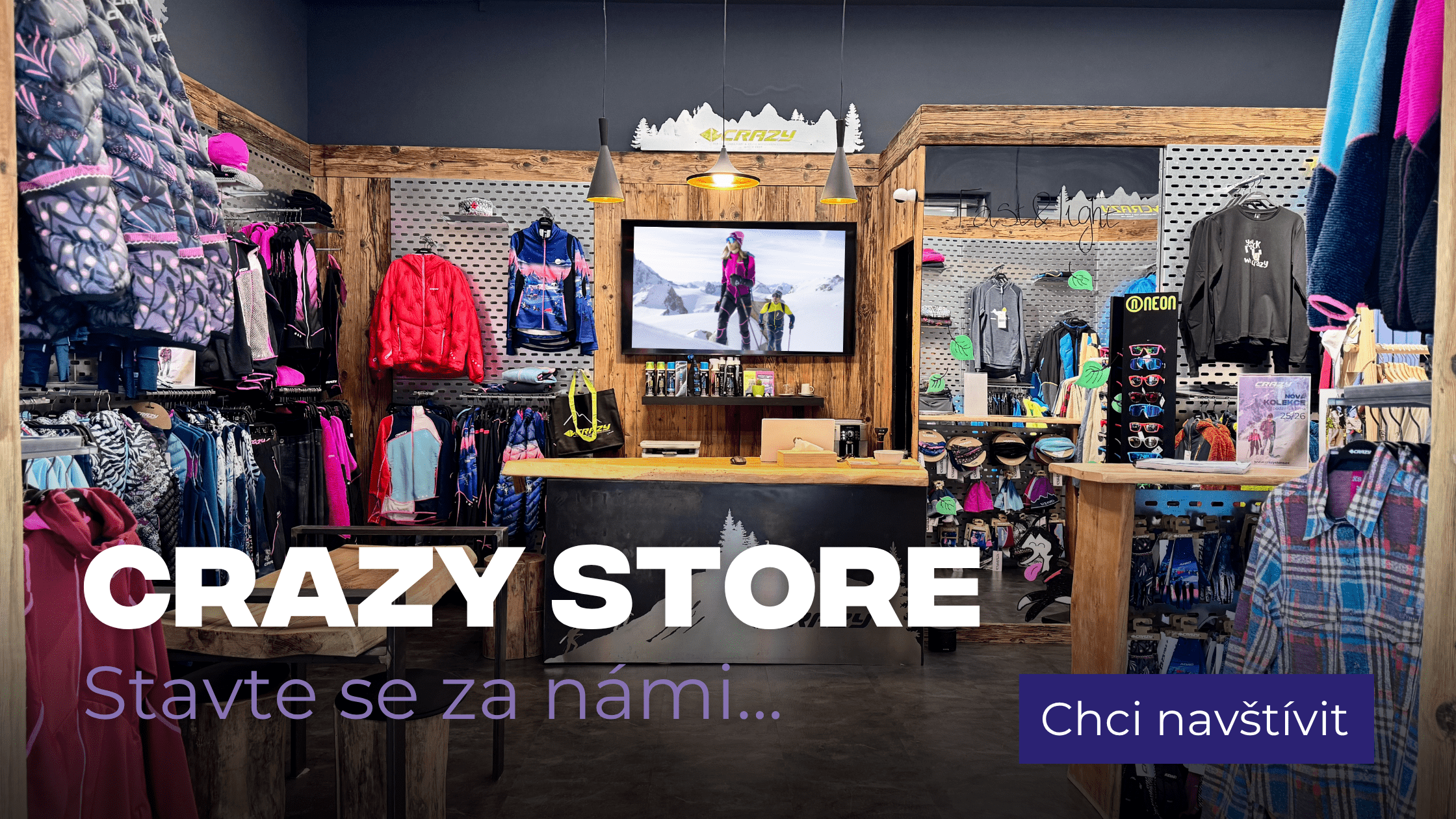 Kamenná prodejna CRAZY STORE PRAHA