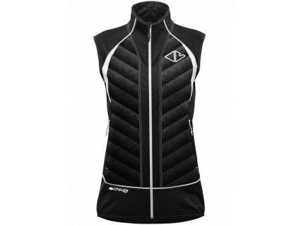 CRAZY VEST CHANNEL BLACK