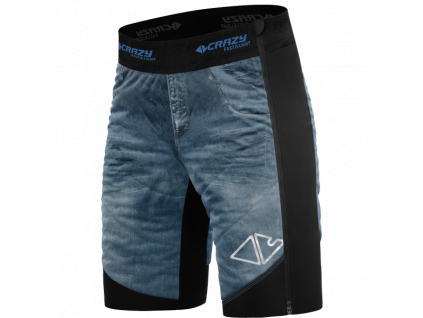 SHORT ACCELERATION MAN PRINT LIGHT JEANS
