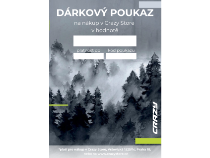 dárkový poukaz crazy w25