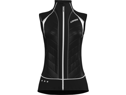 CRAZY VEST CHANNEL WOMAN BLACK (Velikost XS)