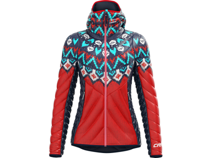 CRAZY JACKET WONDER MAGIC WOMAN NORWAY RED WOOL (Velikost S)