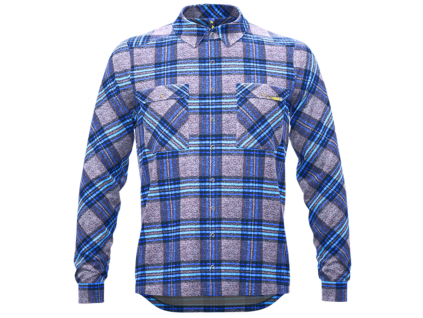 CRAZY SHIRT JOKER MAN PRINT BLUETTE SCOTTISH
