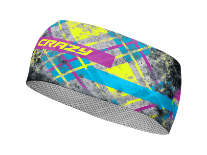 CRAZY BAND STEM PRINT YELLOW SCOTTISH (Velikost M)
