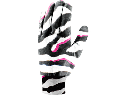 CRAZY GLOVES TOUCH BLACK-ZEBRA (Velikost XS-S)