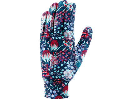 CRAZY GLOVES TOUCH PRINT LEILA BLUE (Velikost XS-S)