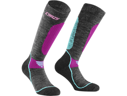 CRAZY CRAZY WOOL SOCKS EARLY (Velikost 43-46)