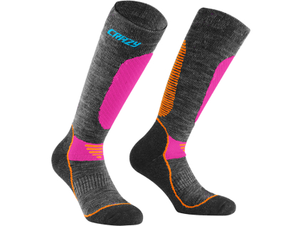 CRAZY CRAZY WOOL SOCKS POP (Velikost 43-46)