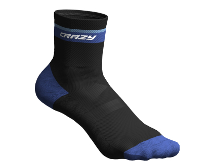 CRAZY CARBON SOCKS  BLACK (Velikost 35-38)