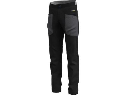 LEFT W25016044U 00 123 PANT GULLIVER WOOL EFFECT DARK GRAY
