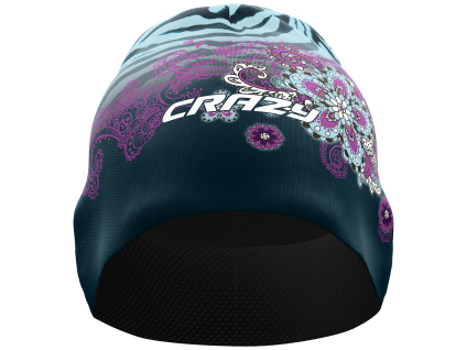 CRAZY CAP SPIRE THERMO WOMAN WOMAN BLACK-ZEBRA (Velikost S)