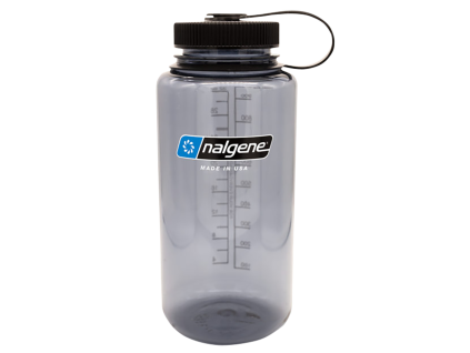 NALGENE WIDE MOUTH 1000 ML GRAY/BLACK