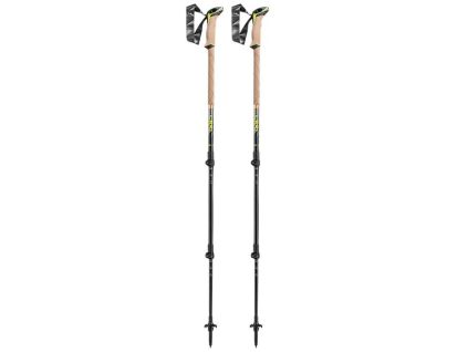 LEKI SHERPA DARK ANTHRACITE/COPPER/NEON YELLOW