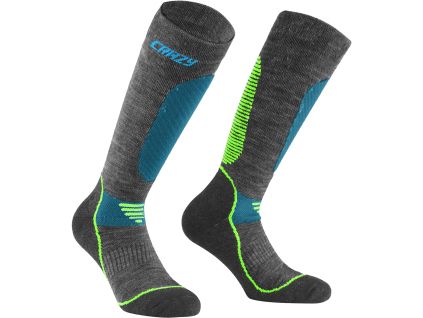 W26386022X 00 140 CRAZY WOOL SOCKS GALAXY