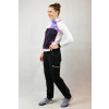 PANT IONIC LIGHT WOMAN BLACK-LILLA (Velikost 50)