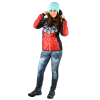 CRAZY JACKET WONDER MAGIC WOMAN NORWAY RED WOOL3