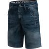 LEFT S26015226U 00 X016 SHORT SUPER PRINT DARK JEANS