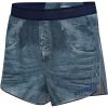 LEFT S26015259U 00 X015 SHORT THUNDER PRINT LIGHT JEANS