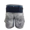 SHORT FLASH PRINT LIGHT JEANS 04