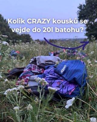 💭 Tipnete si, kolik letních CRAZY kousků oblečení se vejde do 🎒 20l batohu? A jestli se do něj vejde kompletní výbava na...