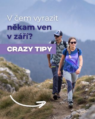 Máme tu září a s ním i pár tipů:…👣 ➡️ v čem vyrazit ven, ➡️ cítit se dobře, ➡️ a zůstat CRAZY. Prázdniny sice skončily,...
