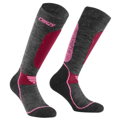 W25386022X 00 30 CRAZY WOOL SOCKS BLUEBERRY