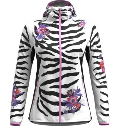 S25055161D 00 01ZE JKT WONDER MAGIC SHELL BLACK ZEBRA