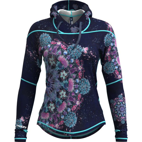 DÁMSKA MIKINA PULL IBEX - MANDALA Veľkosť: XS, Farba: MANDALA