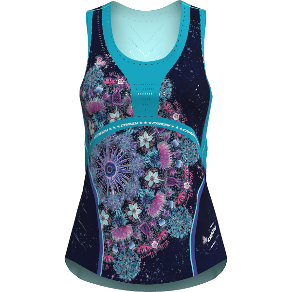 DÁMSKE TIELKO TOP VOLTAGE - MANDALA Veľkosť: XS, Farba: MANDALA