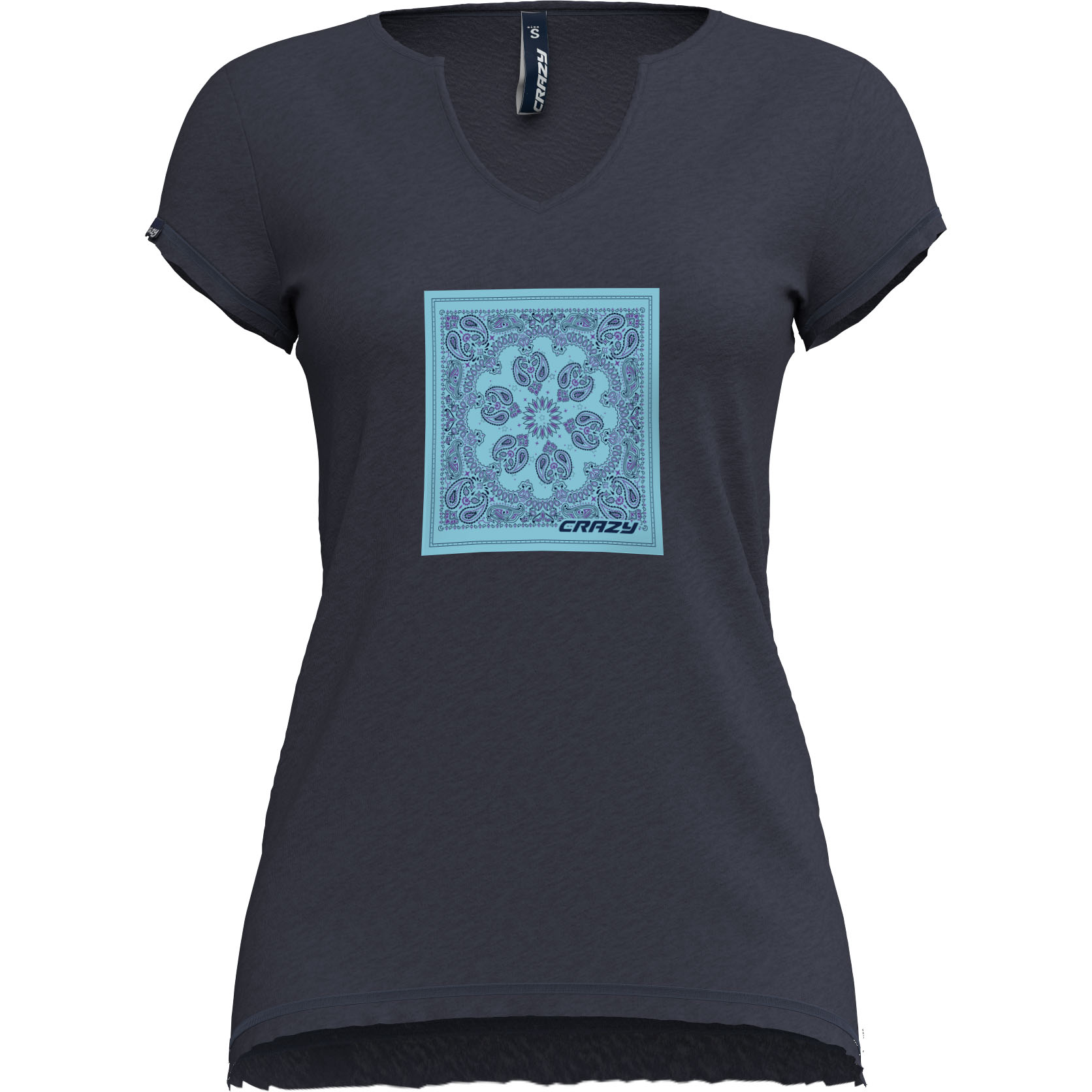 DÁMSKE TRIČKO MANDALA - BANDANA Veľkosť: XS, Farba: BANDANA