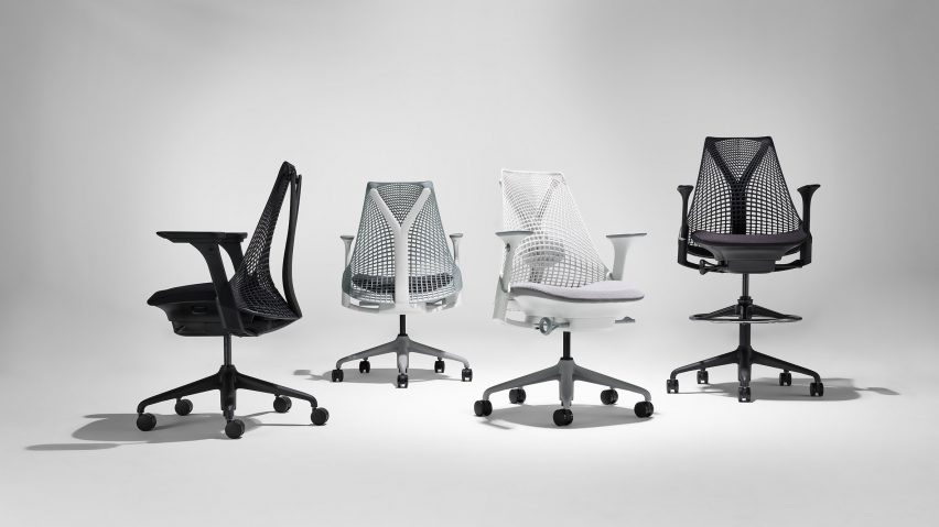 Návrhy Yvese Béhara pro Herman Miller se zaměřují na flexibilitu a pohodu