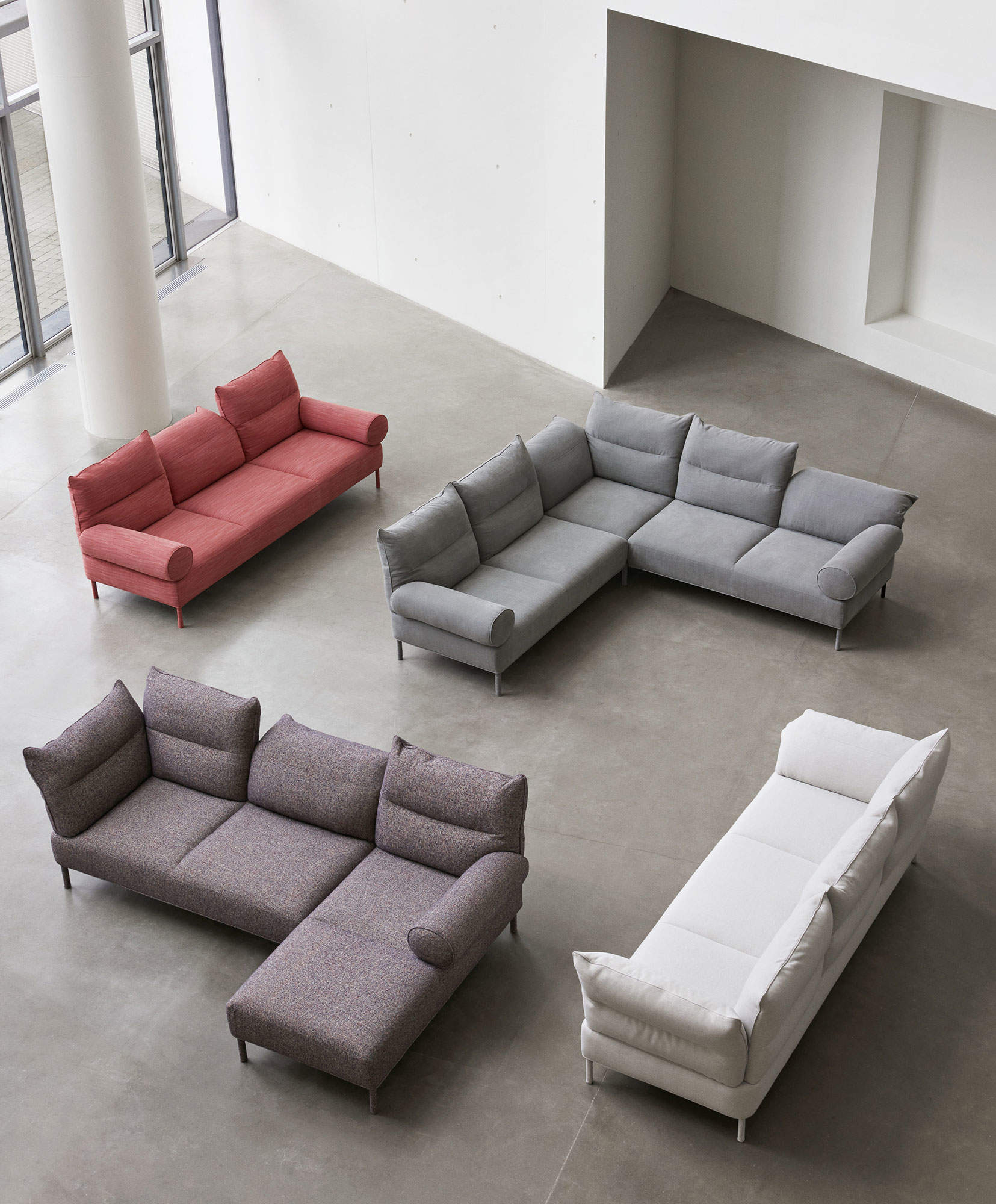 Hay PANDARINE corner - Linara 443 / Black Oak, reclining 00