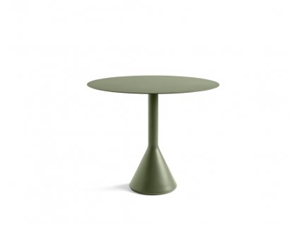 Hay PALISSADE CONE TABLE Ø90 - olive 01
