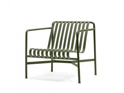 Hay PALISSADE LOUNGE CHAIR LOW - olive 01