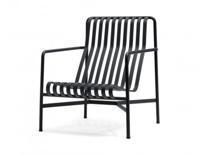 Hay PALISSADE LOUNGE CHAIR HIGH- anthracite 01