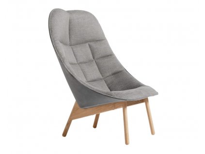 Hay UCHIWA QUILT - lacquered solid oak, Roden 05/Lola warm grey 01