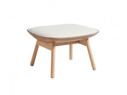 Hay OTTOMAN UCHIWA - water-based lacquered solid oak - Mode 009, Sense Nougat 01