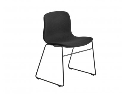 Židle Hay AAC 09 - černá, látka Steelcut 190 (sada 2 ks)