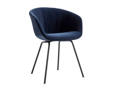 Židle Hay AAC 27 Soft - černá, látka Lola navy