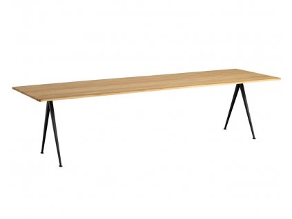 Hay PYRAMID TABLE 02 - L300, černá/lesklý dub 01