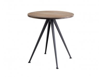 Hay PYRAMID TABLE 21 - Ø70, černá/kouřový dub 01